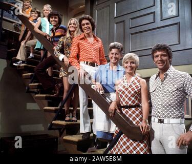 1969 - 1974 , USA : Pubblicity immer noch mit der Besetzung des Paramount-Fernsehsenders THE BRADY BUNCH ( La Famiglia Brady , 1969 - 1974 ) mit dem Mot Stockfoto