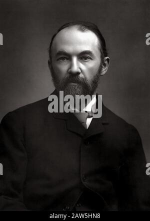 1890 Ca, GROSSBRITANNIEN: Der britische Schriftsteller THOMAS HARDY (* um 1840; † um 1928) . Foto von Herbert Rose Barraud (* um ca. Stockfoto