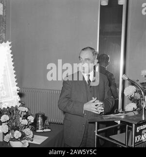 Niederländische Jugend-Missionsgemeinschaft (Goodbye Rev. Stein Beek.) Datum: 25. September 1964 Schlüsselwörter: Abschiedsname: DS. Stein Beek Institution Name: Niederländische Jugendgemeinschaft Stockfoto