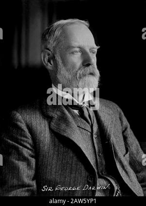 1906 Ca, LONDON, GROSSBRITANNIEN: Der britische Barrister, Astronom und Mathematikhistoriker Sir George Howard Darwin (* um ca. War der zweite Stockfoto