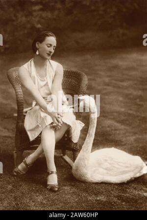 1924 ca. , London , GROSSE BRETAIN: Die gefeiertste russische Tänzerin ANNA PAVLOVA ( Pavlovna 1881 - 1931 ). Foto von Lafayette, London. Erstes B. Stockfoto