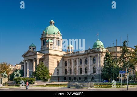 Parlamentsgebäude in Belgrad, Serbien Stockfoto