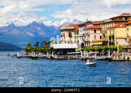 Die Stadt Bellagio am Ufer des Comer Sees in Italien Stockfoto