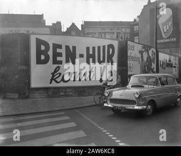 Mission MGU Fence Film Ben Hur Datum: 2. Oktober 1959 Schlagwörter: Film, Jobs, Fences Person Name: Ben Hur Stockfoto
