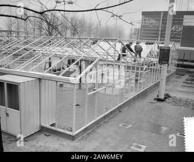 Floriade Rotterdam, 1960 Internationale Gartenbauausstellung Floriade Rotterdam Datum: 5. Januar 1960 Standort: Rotterdam, South Holland Schlüsselwörter: Floriades Stockfoto