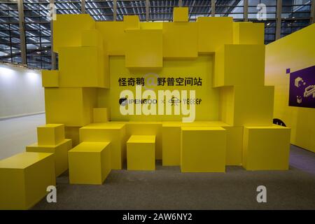 Shenzhen, China, 19. April 2019: Shenzhen Design Week, 2019 Design for Sustainability. Stockfoto