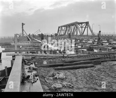 Neue Brücke über die Maas Datum: 8. Februar 1962 Schlagwörter: Brücken Stockfoto