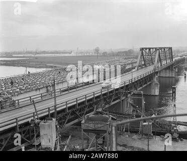 Neue Brücke über die Maas Datum: 8. Februar 1962 Schlagwörter: Brücken Stockfoto