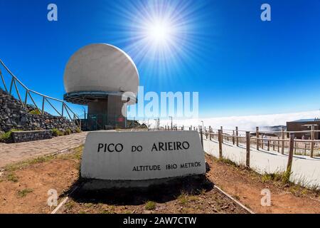 Pico do Arieiro, der dritthöchste Berg von Madeira, Portugal Stockfoto