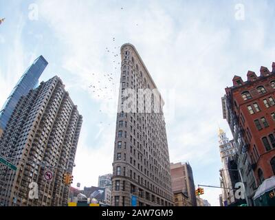 Gebäude nahe Madison Square Park - New York City, USA Stockfoto