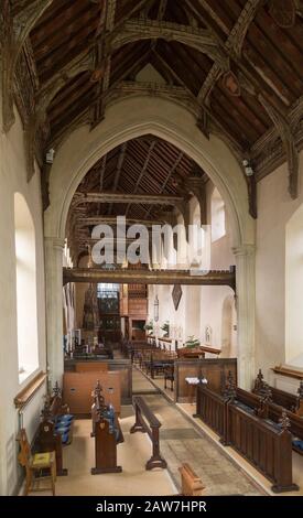 Kirche der heiligen Maria der Himmelfahrt, Ufford, Suffolk, England, Großbritannien Stockfoto