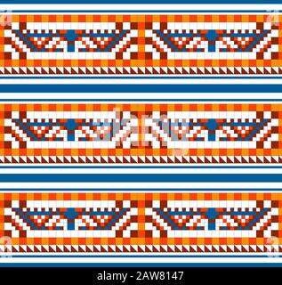 Nahtloser Tribal-Style Stock Vektor