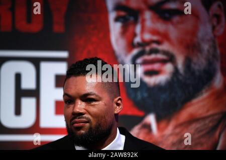 Joe Joyce während der Pressekonferenz im BT Tower, London. Stockfoto