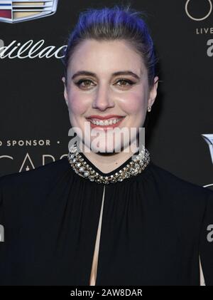 Los Angeles, Kalifornien, USA. Februar 2020. 06. Februar 2020 - Los Angeles - Greta Gerwig. Cadillac Feiert Die 92. Jährliche Oscarverleihung im Chateau Marmont. Foto-Credit: Birdie Thompson/AdMedia/MediaPunch Credit: MediaPunch Inc/Alamy Live News Stockfoto