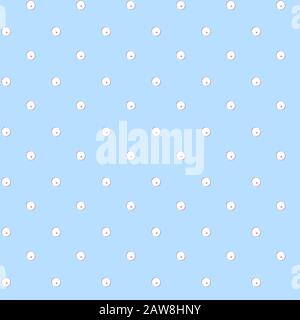 Vektor-nahtloses Muster. Handgezeichnete Punkttextur aus Polka. Stock Vektor