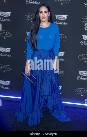 Los Angeles, Kalifornien, USA. Februar 2020. Rumer Willis besucht die jährliche Oscar-Woche-Party von Cadillac im Chateau Marmont in Los Angeles, Kalifornien, USA, am 07. Februar 2020. Weltweite Nutzung Credit: Dpa Picture Alliance / Alamy Live News Stockfoto