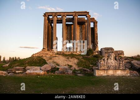 Zeus-Tempel, Aizonai, Kütahya, Türkei Stockfoto