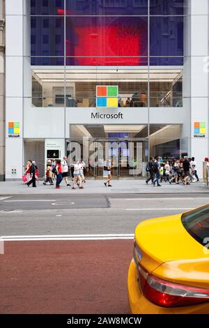 Microsoft Store in New York City Stockfoto