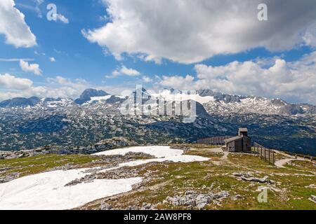 Bergkapelle am Dachstein-Krippenstein Stockfoto