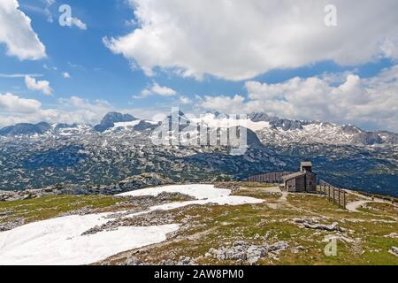 Bergkapelle am Dachstein-Krippenstein Stockfoto