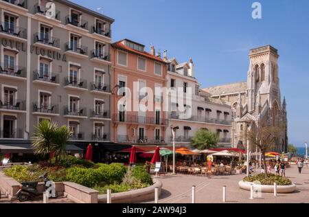 Place Sainte-Eugénie, Biarritz, Aquitanien, Frankreich, Europa Stockfoto