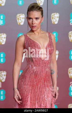 Scarlett Johansson besucht EE British Academy Film Awards 2020 in der Royal Albert Hall - BAFTA Awards 2020 - London, Großbritannien (02.02.2020). Nutzung weltweit Stockfoto