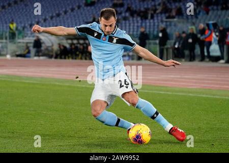 Roma, Italien. Februar 2020. Stefan radu während SS Lazio gegen Hellas Verona FC, italienisches Serie-A-Fußballspiel in Roma, Italien, 05. Februar 2020 Credit: Independent Photo Agency/Alamy Live News Stockfoto