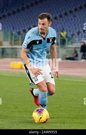 Roma, Italien. Februar 2020. Stefan radu während SS Lazio gegen Hellas Verona FC, italienisches Serie-A-Fußballspiel in Roma, Italien, 05. Februar 2020 Credit: Independent Photo Agency/Alamy Live News Stockfoto