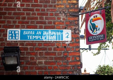 Der Temple Bar, Dublin, Irland Stockfoto