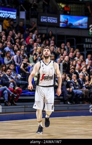 Teneras (Spanien), Italien, 07. Februar 2020, Stefan markovic (segafredo Virtus bologna) während Segafredo Virtus Bologna vs. San Lorenzo de Almagro - FIBA Intercontinental Cup - Credit: LPS/Davide Di Lalla/Alamy Live News Stockfoto