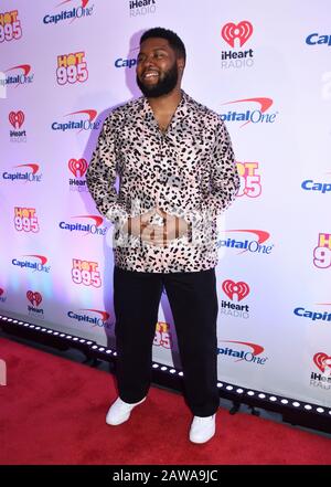 Washington, DC, USA - 16. DEZEMBER 2019: Khalid im HEISSEN iHeartRadio Jingle Ball der 99.5 in der Capitol One Arena. Stockfoto