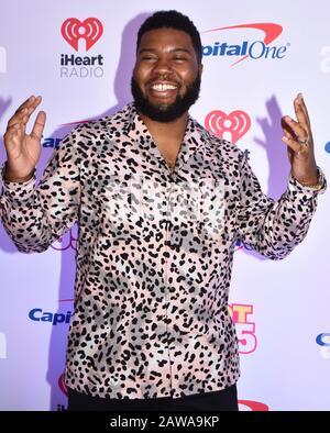 Washington, DC, USA - 16. DEZEMBER 2019: Khalid im HEISSEN iHeartRadio Jingle Ball der 99.5 in der Capitol One Arena. Stockfoto