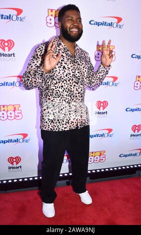 Washington, DC, USA - 16. DEZEMBER 2019: Khalid im HEISSEN iHeartRadio Jingle Ball der 99.5 in der Capitol One Arena. Stockfoto
