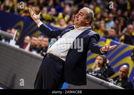 Auf Spanien. Februar 2020. Txus vidorreta (iberostar tenera) während Iberostar Tenera vs Rio Grande Valley Vipers, FIBA Intercontinental Cup in Tenera, Italien, Februar 07 2020 Kredit: Unabhängige Fotoagentur/Alamy Live News Stockfoto