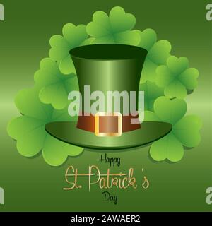 Grußkarte für Saint patricks Day Stock Vektor