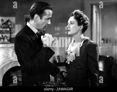 1941, HOLLYWOOD, USA: Der gefeierte Filmschauspieler HUMPHREY BOGART (* 1899, † 1957) mit MARY ASTOR, Pubblicity still by THE MALTESE FALCON ("Il mi") Stockfoto