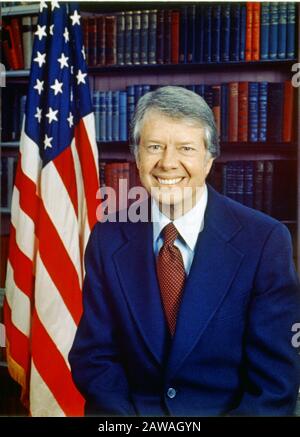 1977, 31. januar : James Earl ' Jimmy ' CARTER Jr. ( geboren am 1. Oktober 1924 ) war von 1977 bis 1981 der 39. Präsident der Vereinigten Staaten und The No Stockfoto