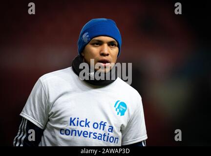 Bristol, Großbritannien. Februar 2020. Jefferson Montero (auf Leihbasis von Swansea City) von Birmingham City im Rahmen des Sky Bet Championship Matches zwischen Bristol City und Birmingham City am Ashton Gate, Bristol, England am 7. Februar 2020. Foto von Andy Rowland. Kredit: Prime Media Images/Alamy Live News Stockfoto