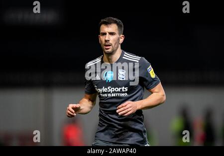 Bristol, Großbritannien. Februar 2020. Maxime Colin von Birmingham City beim Sky Bet Championship Match zwischen Bristol City und Birmingham City am Ashton Gate, Bristol, England am 7. Februar 2020. Foto von Andy Rowland. Kredit: Prime Media Images/Alamy Live News Stockfoto
