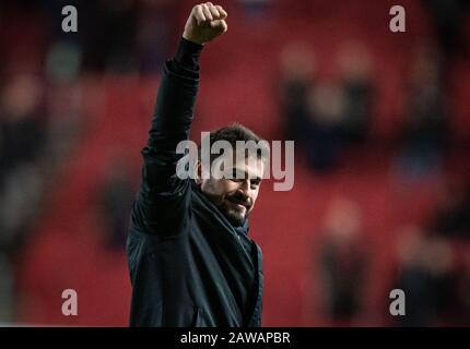 Bristol, Großbritannien. Februar 2020. Birmingham City Manager Pep Clotet während des Sky Bet Championship Matches zwischen Bristol City und Birmingham City am Ashton Gate, Bristol, England am 7. Februar 2020 zu seiner vollen Zeit. Foto von Andy Rowland. Kredit: Prime Media Images/Alamy Live News Stockfoto