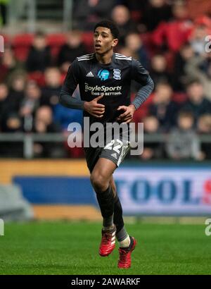 Bristol, Großbritannien. Februar 2020. Jude Bellingham von Birmingham City beim Sky Bet Championship Match zwischen Bristol City und Birmingham City am Ashton Gate, Bristol, England am 7. Februar 2020. Foto von Andy Rowland. Kredit: Prime Media Images/Alamy Live News Stockfoto