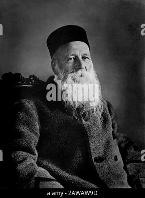 1901 : Der schweizer HENRY DUNANT ( Jean Henri Dunant , * zwischen dem Jahr 1580-1910 ), der Gründer des Roten Kreuzes, und der erste Empfänger des Friedensnobelpreises . Die 186 Stockfoto