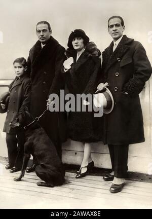 1926, 28. januar, NEW YORK, USA: Der italienische Stummfilmschauspieler RUDOLPH VALENTINO (* ca. Stockfoto