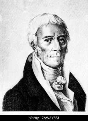 Der französische Naturforscher JEAN-BAPTISTE DE LAMARCK (* 1744 in Paris; † 1829). Er war Soldat, Biologe, Akademiker und ein früher Verfechter der Idee, die sich entwickelt Stockfoto