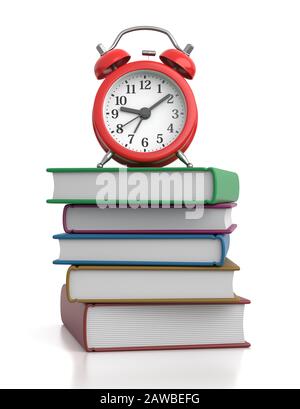 Workload Deadline Pressure Concept 3D Illustration on White Stockfoto