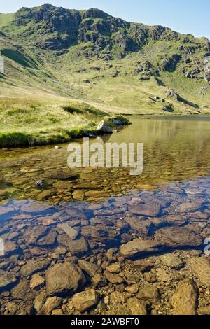 Kleiner Wasserskrag und Kleines Wasser über Mardale Head, Haweswater, Cumbria Stockfoto