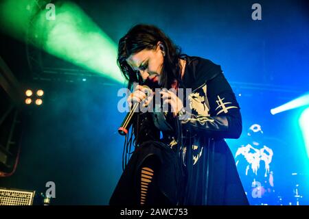 Lacuna Coil, The Garage, Glasgow 13. November 2019 - © Allan Maxwell www.allanmaxwell.co.uk Stockfoto