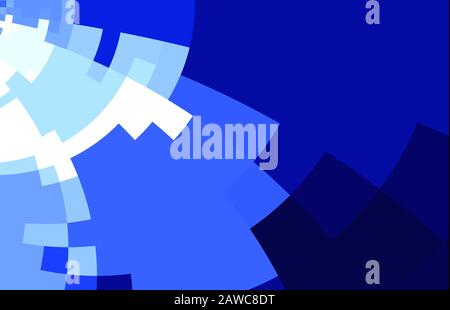 Abstrakte digitale Illustration, technologischer Hintergrund Stockfoto