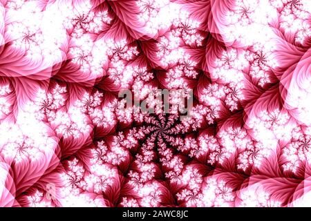 Digitale abstrakte fraktale Darstellung Stockfoto