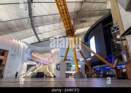 Das Innere des O2 Millennium Dome in North Greenwich London Stockfoto